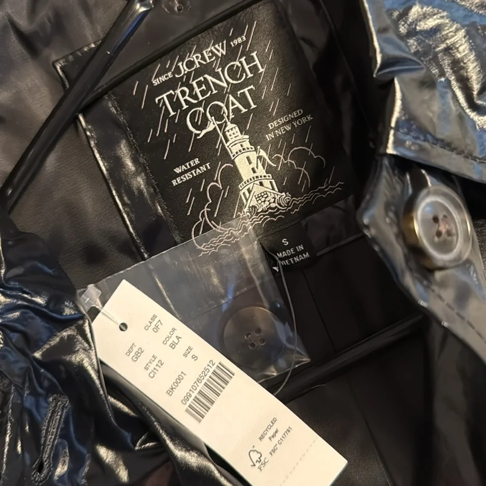 J.Crew Rain-or-shine trench coat CI112